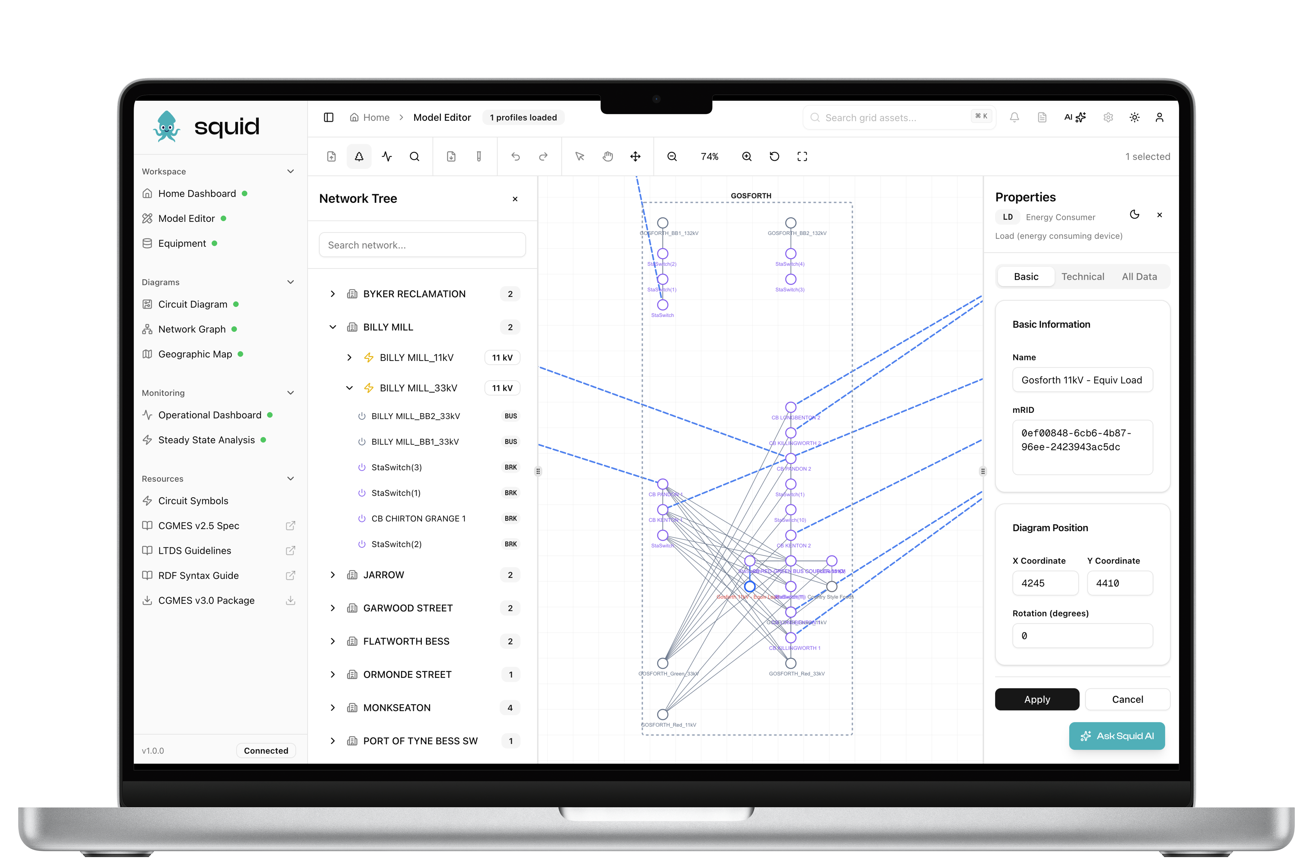 Squid running on MacBook Pro